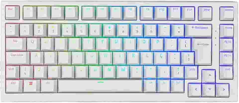 TECLADO AKKO MG75 ABNT2 BRANCO SWITCH SILVER V3 PRO