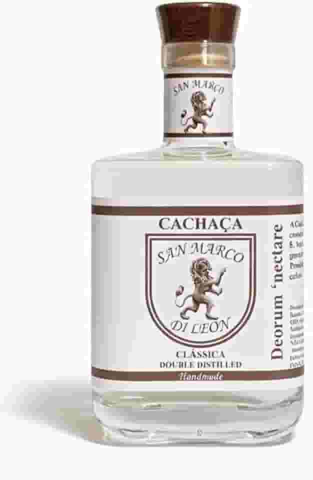CACHAÇA CLÁSSICA SAN MARCO DI LEON - DESTILAÇÃO DUPLA - ARTESANAL - SABOR SUAVE - 700 ml 40% vol.