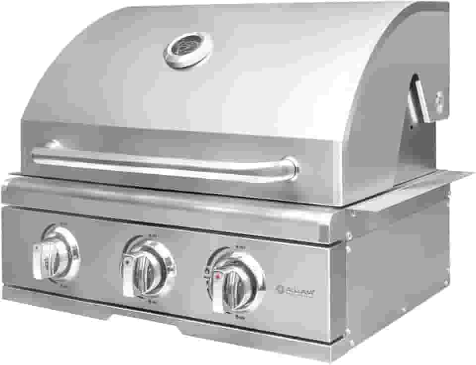 Churrasqueira a Gás Alluma Essential Em Inox de Embutir - 3 Queimadores