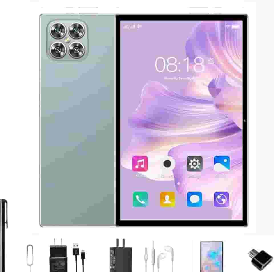 Tablet K11 12 GB de RAM + 512 GB de ROM, tela imersiva de 10,1 polegadas, 16 MP + 32 MP, 5G, Wi-Fi, Bluetooth, Android 13 (Cinza)