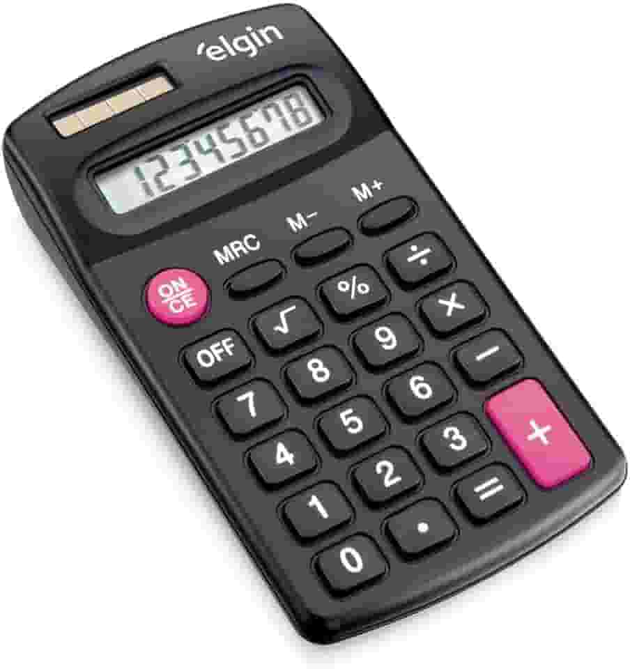 Calculadora de Bolso 8 Dígitos CB 1485 Preta Elgin