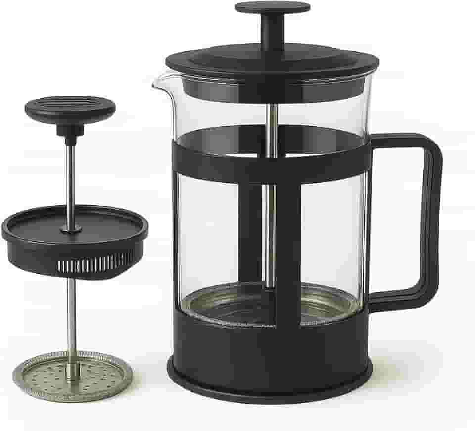 Cafeteira de Prensa Francesa de Vidro 600ml
