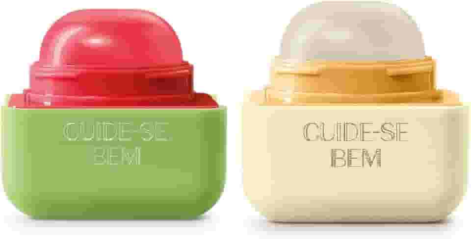 Kit Cuide-se Bem Balm Hidratante Labial: Melancia + Leite e Mel