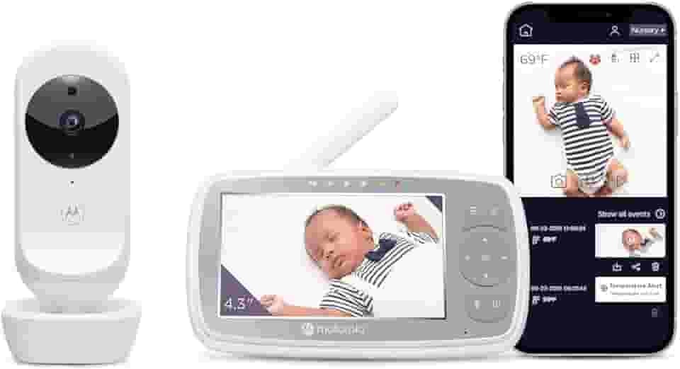 Babá Eletrônica VM44 Connect Visão Noturna e Wi-Fi Motorola