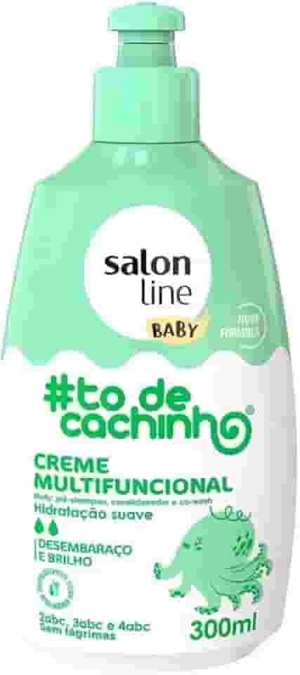 Salon Line, Creme Multifuncional, ToDeCachinho, Baby, Vegano - Cabelos Ondulados, Cacheados e Crespos, 300 ml