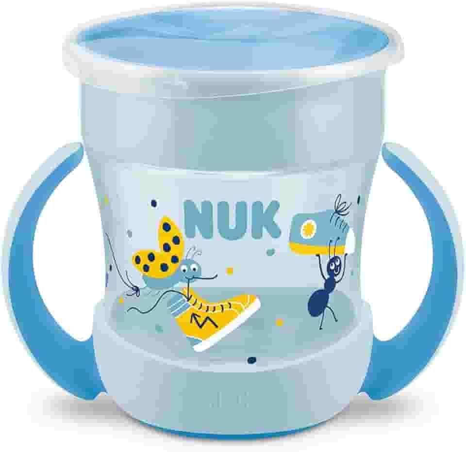 NUK Copo Mini Magic Cup 360º Com Alça Evolution 160Ml – Boy Azul