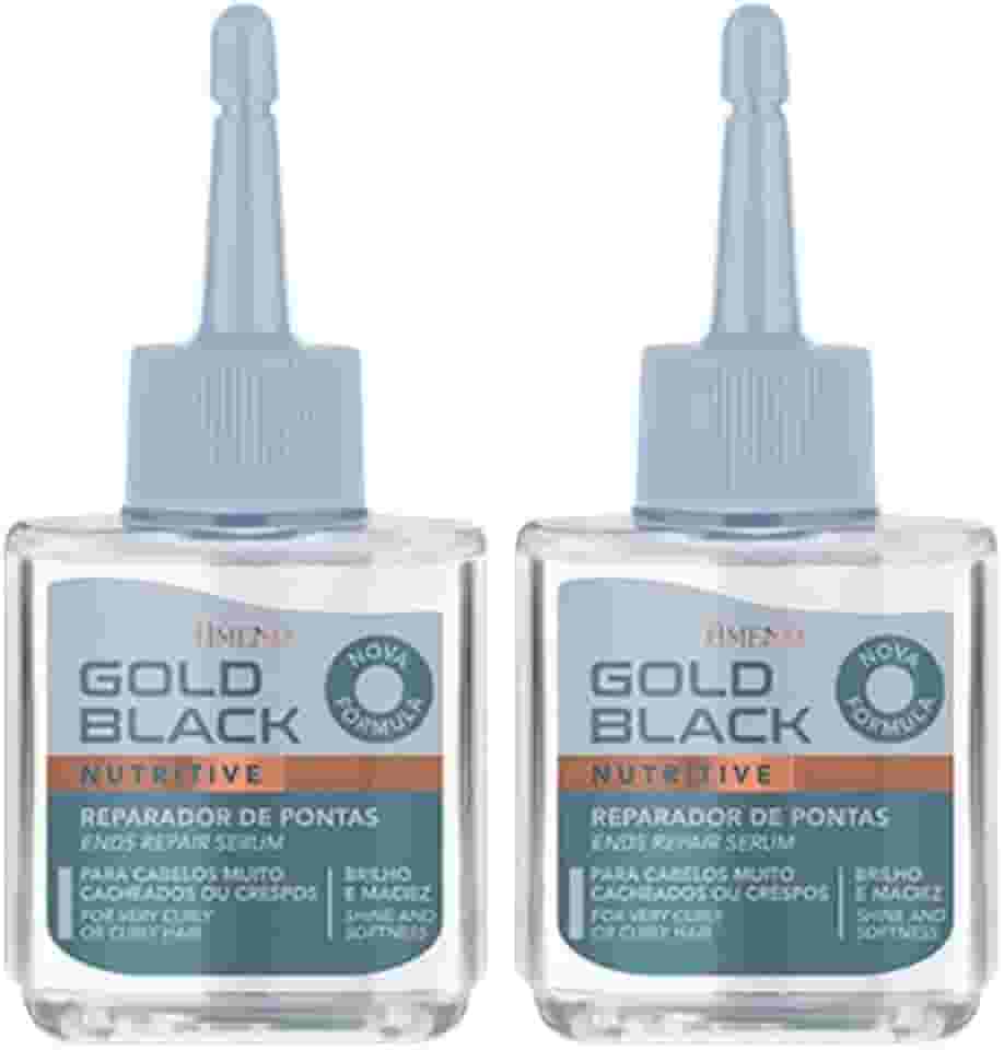 Kit Reparador De Pontas Amend Gold Black 2x30ml
