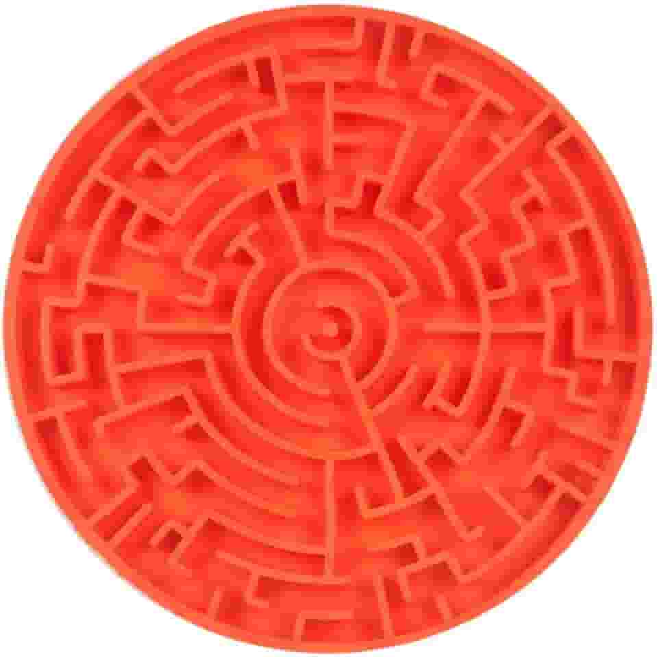 Pet Games Labirinto Laranja M -Tapete Para Lamber E Comedouro Para Cães