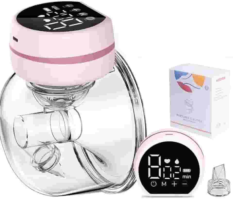 Bomba De Tirar Leite Mama Portátil P1 Mãos Livres Elétrica Sem BPA 3 Modos 10 Níveis de Sucção Conforto Coletor de Leite de Amamentação