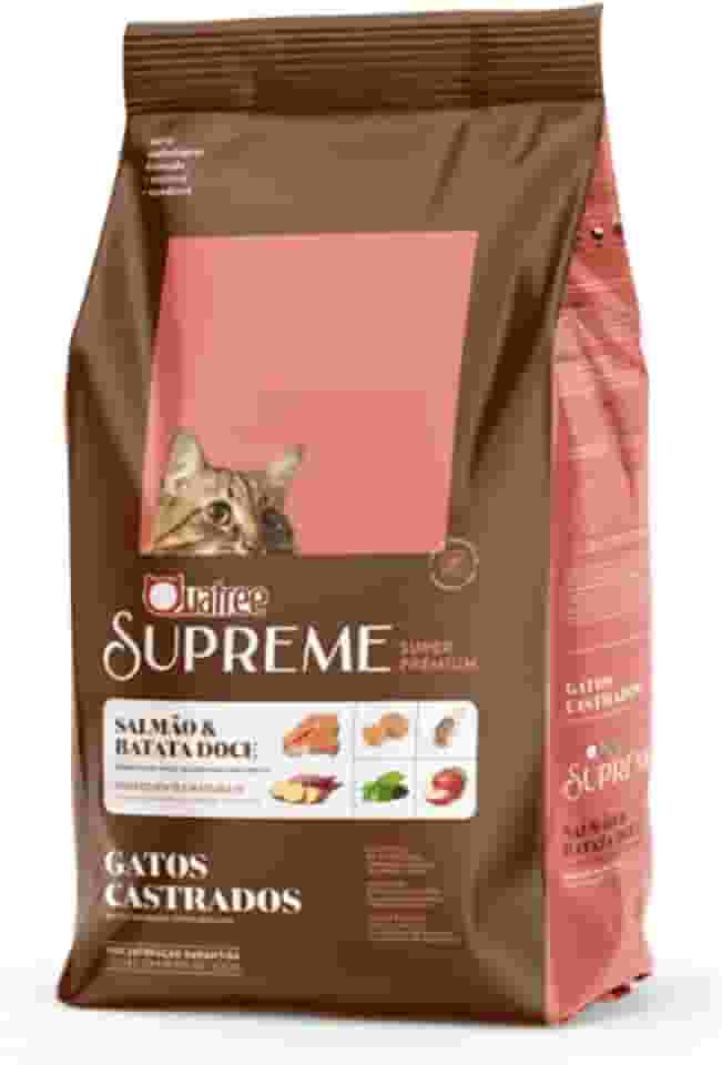 Quatree Supreme Gatos Castrados Salmão e Batata Doce 10,1Kg