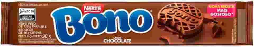 Biscoito Recheado Sabor Chocolate Bono 90g