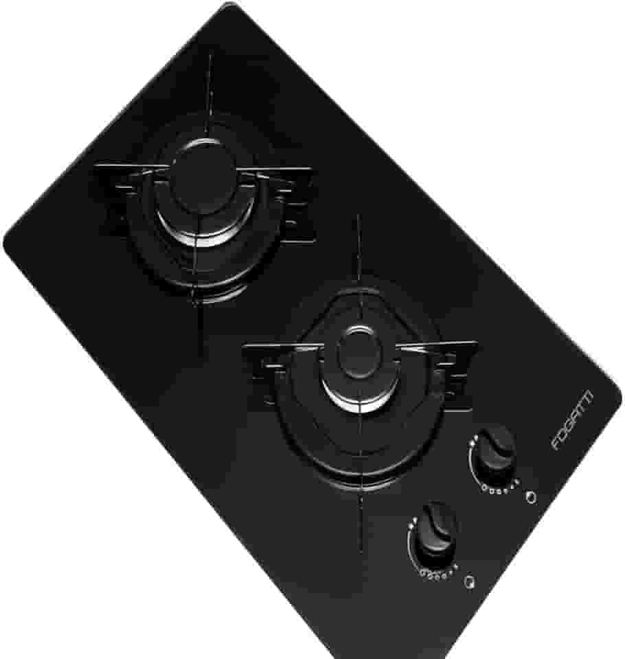 Fogão Cooktop Elétrico 2 Bocas Mesa Em Vidro - Preto - Fogatti Esmaltado