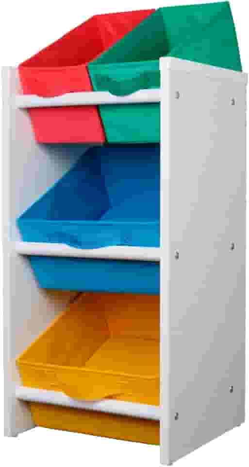 Organizador de Brinquedos Infantil Mini Colorido Montessoriano Organibox