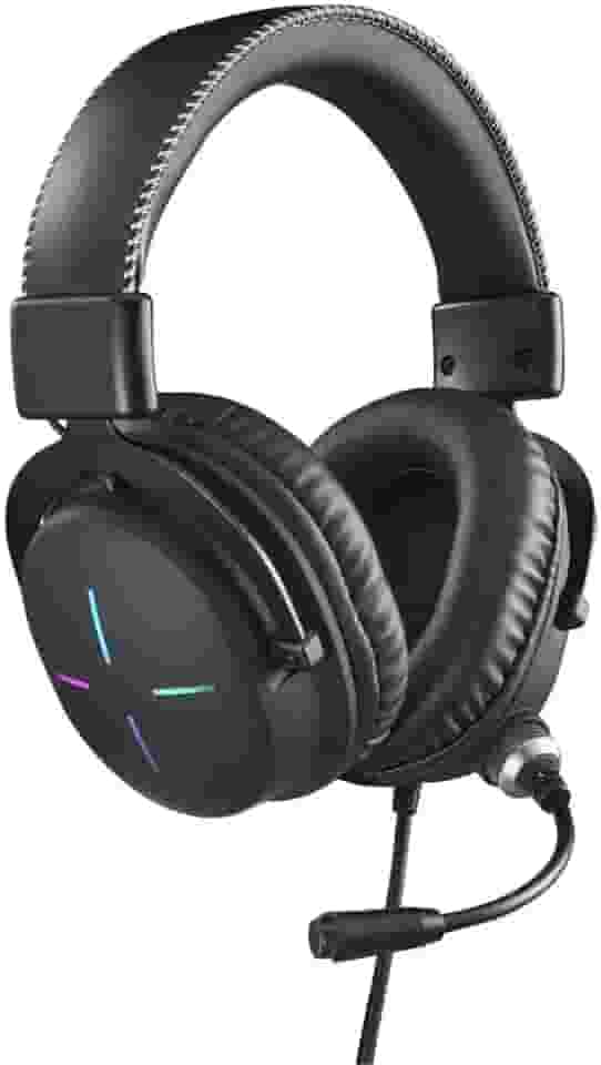 Headset Gamer Nitro NHW200 Gen 2 desing over-ear RGB com Microfone omnidirecional