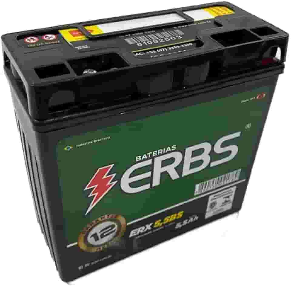Bateria para Motos Yamaha YBR ou XTZ 125. RD 135, 5.5 Ah 12V SELADA
