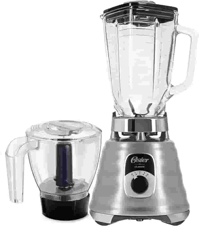 Kit New Osterizer Aço Escovado - Liquidificador e Base Processadora Oster - 220V
