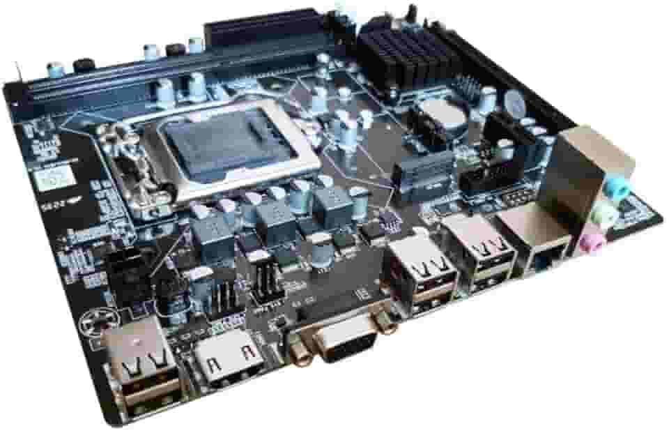 Placa-Mãe Blue.case BMBH61-D2HG-M2EXR2BLK – Micro ATX LGA 1155 DDR3 H61 com slot M.2 NVMe, HDMI/VGA, 10 USB 2.0