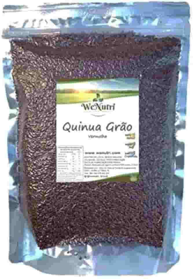 Quinoa Quinua Vermelha em Grãos Peruana 1kg Wenutri