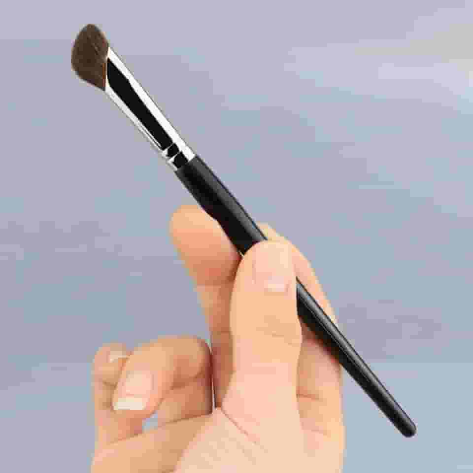 1 pincel de contorno, pincéis de sombra de nariz, pincel de foice, sombra, ferramentas de maquiagem para delineador