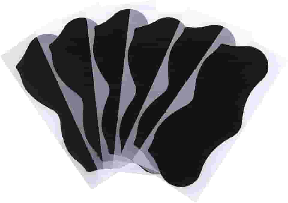 Lurrose 10 peças de tiras de cravo, removedor de poros de carvão, folha de limpeza profunda dos poros do nariz para mulheres, homens, rosto e pele do nariz (preto)