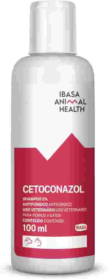 Ibasa Shampoo Antifúngico Cetoconazol Para Cães E Gatos 100Ml