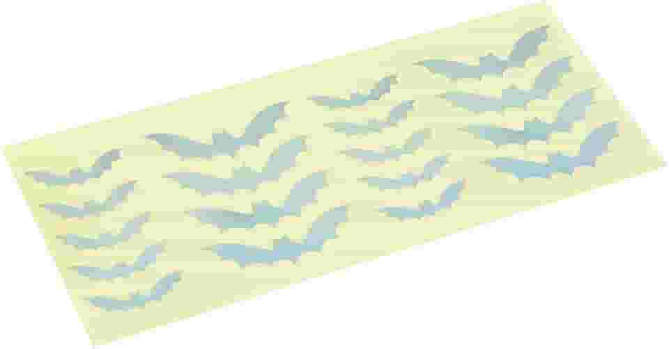 RiToEasysports Adesivo Marcador de Fretboard Embutido de Guitarra Com Padrão de Morcego Exclusivo para Guitarra Elétrica Acústica, Decoração Atraente, Adequado para Qualquer Traste, Adesivo