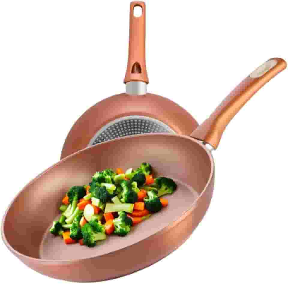 Frigideira Antiaderente Cerâmica Não Gruda Não Vai Óleo Utensilios Domestico Cozinha Fitness Dieta