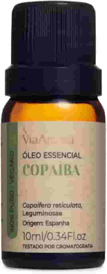Via Aroma Óleo Essencial De Copaíba Natural 10 Ml