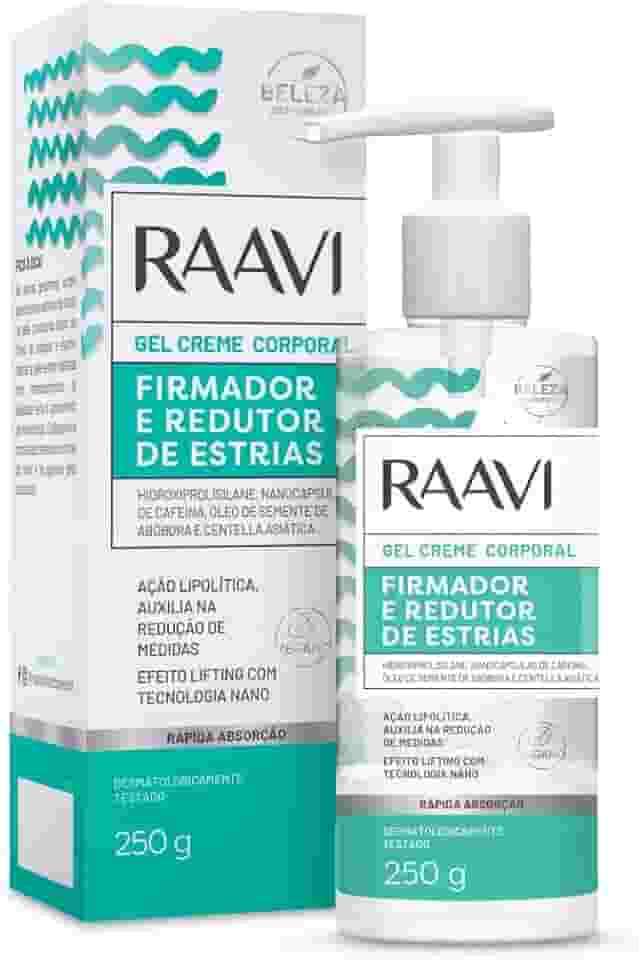 Raavi Gel Creme Firmador Redutor De Medidas E Estrias Fittie L 250G