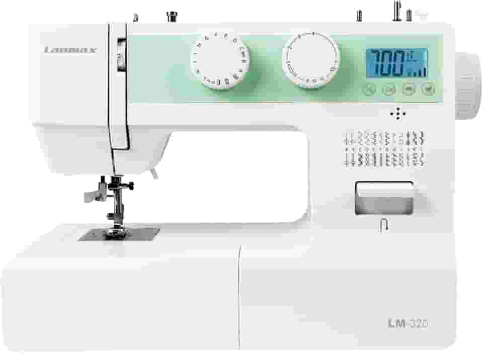 Máquina Costura Portátil 24 Pontos Doméstica Bivolt Servo Motor c/painel Eletronico 100w
