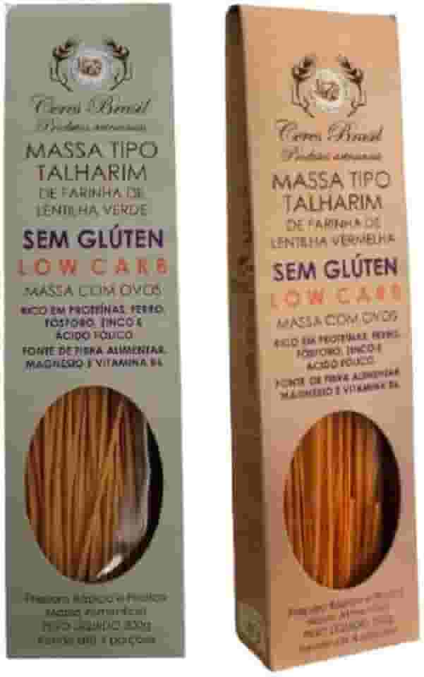 Kit 2 Talharim Lentilha Ceres: Lentilha Vermelha, Verde