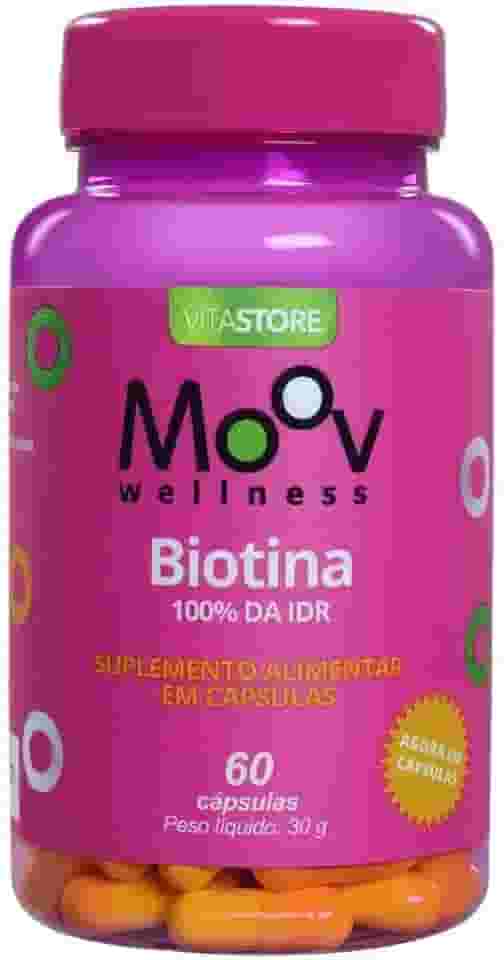 Biotina Crescimento Saúde Cabelos Pele Unha 60 cp