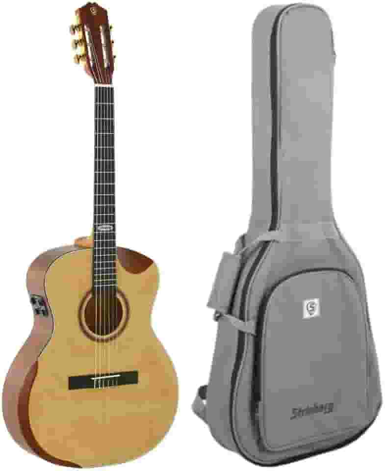 Violão Nylon Strinberg Galaxy Sc301hcr Ns Efeitos