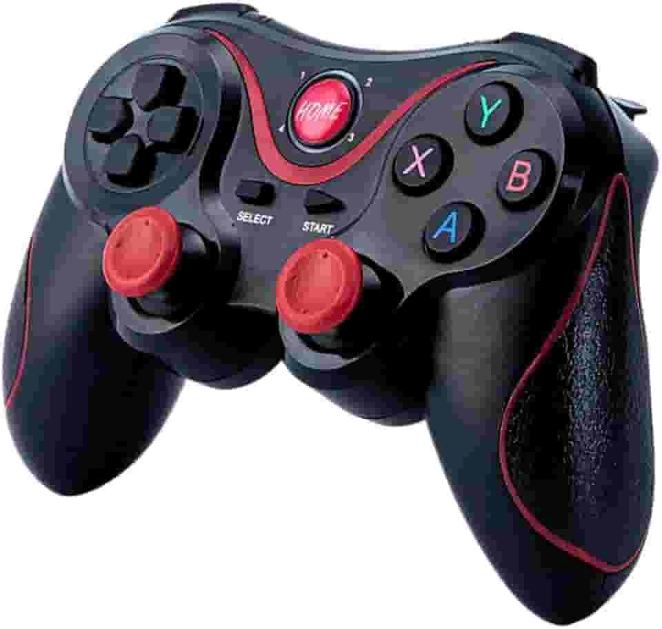 Controle Gamer Sem Fio com Suporte Celular Joystick Manete Bluetooth 2.4G compatível Android/caixas de TV/PS3/PS4/laptops/PC Android inteligentes.