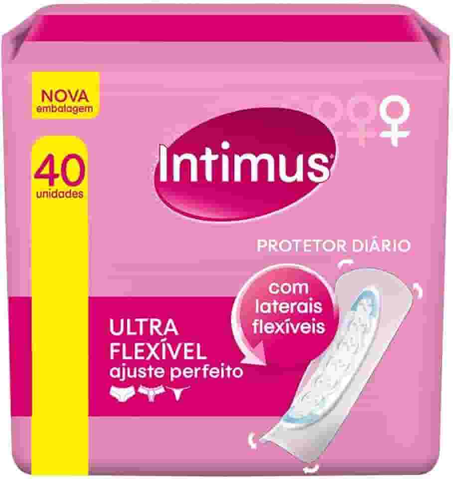 Intimus Protetor Diário Days, Cuidado Diário sem Perfume, 40 unidades - Leve 40 Pague 30