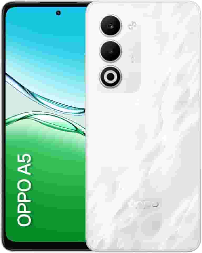 Smartphone OPPO A5 256GB 6GB RAM Bateria 6000mAh 45W 50MP AI Câmera BRANCO
