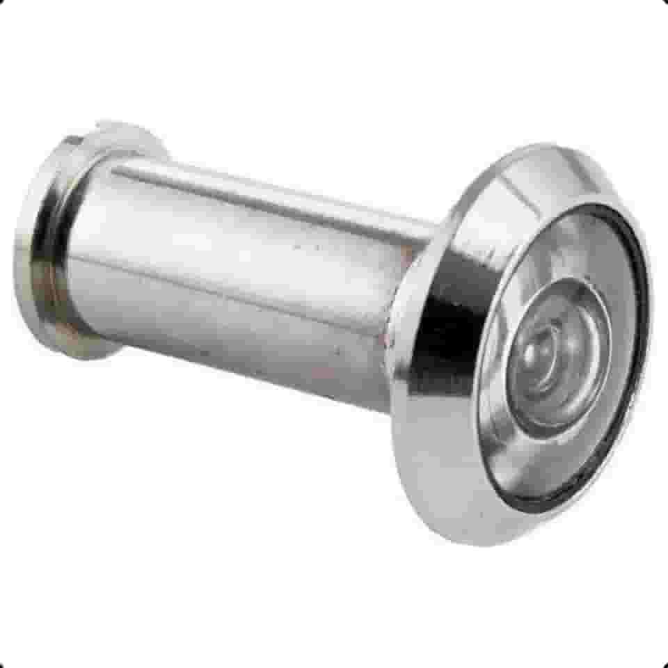 Olho magico visor para porta de 35 a 52 mm - cromado