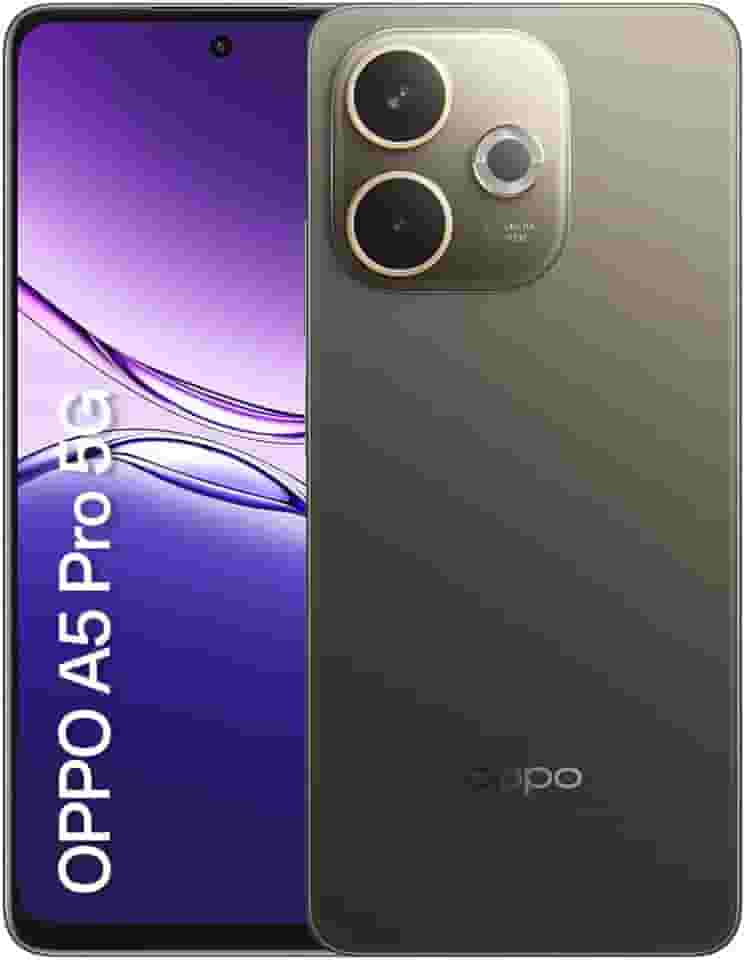 Smartphone OPPO A5 Pro 5G 256GB 8GB Ram IP69 50MP AI Câmera Bateria 5800mAh NFC Marrom