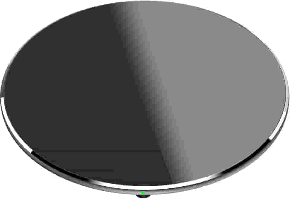 TOZO Novo carregador sem fio antiderrapante 15W Max Fast Wireless Pad compatível com iPhone 16/16 Plus/16 Pro Max /15/14/13/SE, Samsung Galaxy S24/S23 Series (sem adaptador AC), preto escuro