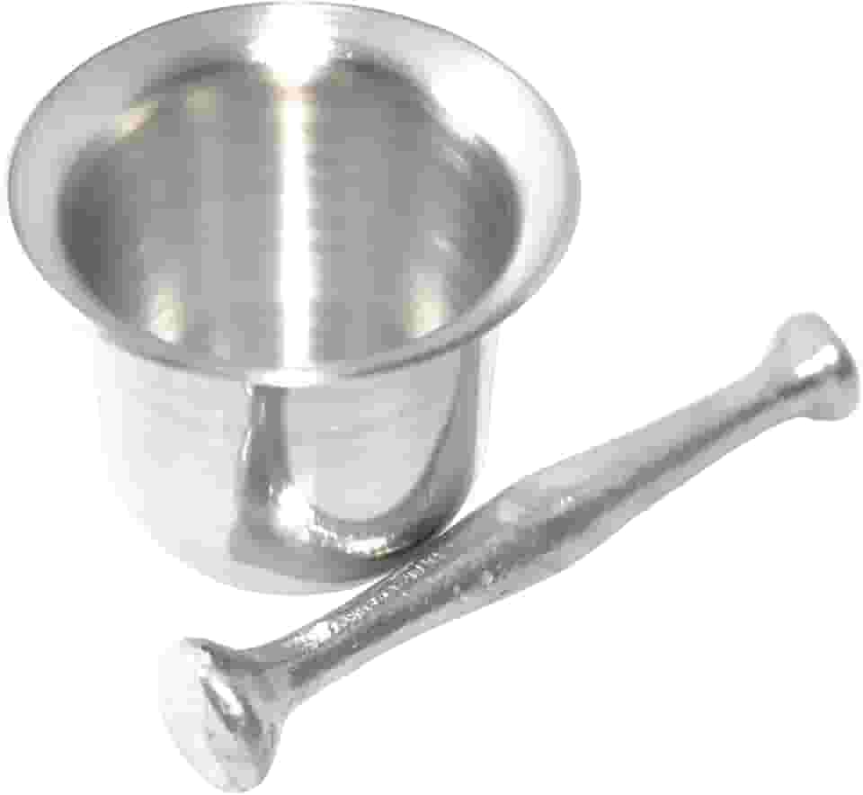 Socador de Alho Pilão Almofariz Em Alumínio Tradicional Elegante Para Uma Cozinha Eficiente Triturado de Temperos Trituração Premium para Sabores Autênticos