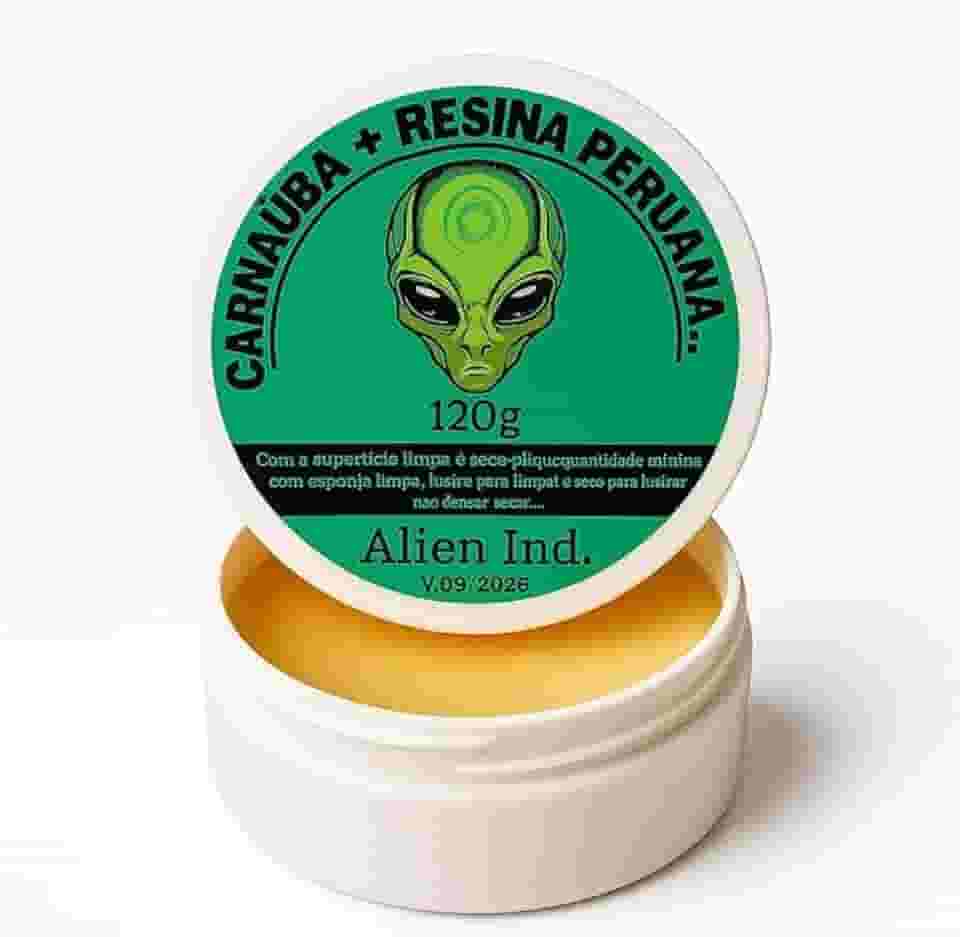 Cera Automotiva Carnaúba + Resina Peruana 120g | Brilho Espelhado, Remove Pequenos Riscos, Proteção e Revitalização da Pintura e Queimados