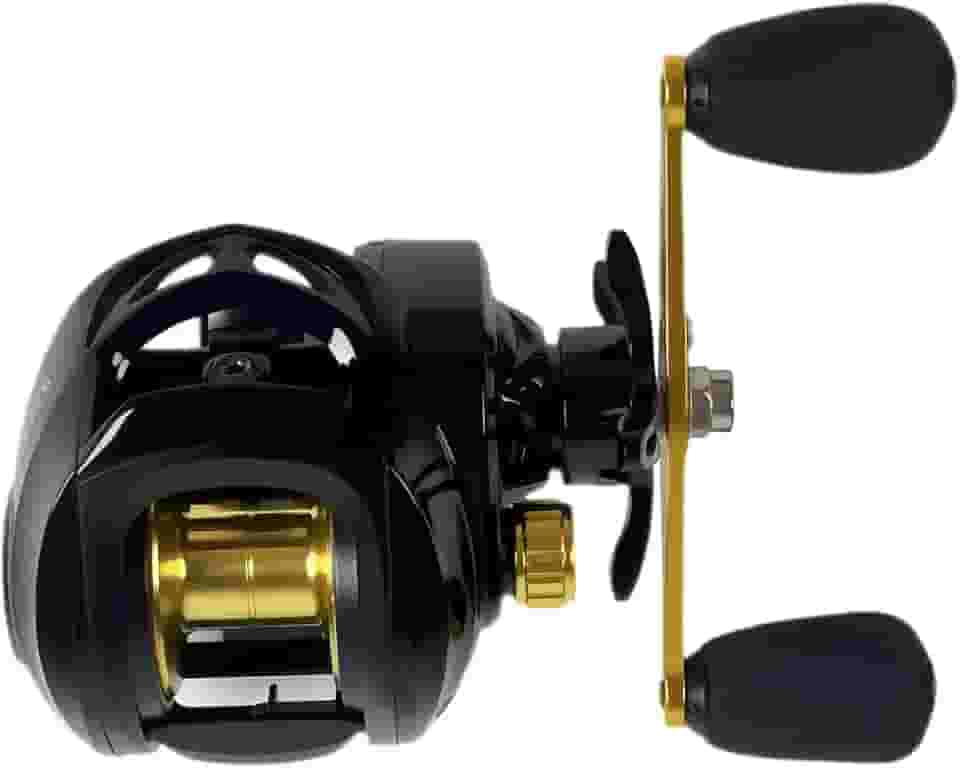 Carretilha Baitcaster Anti-Backlash 19+1 Rolamentos, Alta Velocidade 8.1:1, Força de Tração 15kg, Carretilha para Pesca Esportiva Profissional