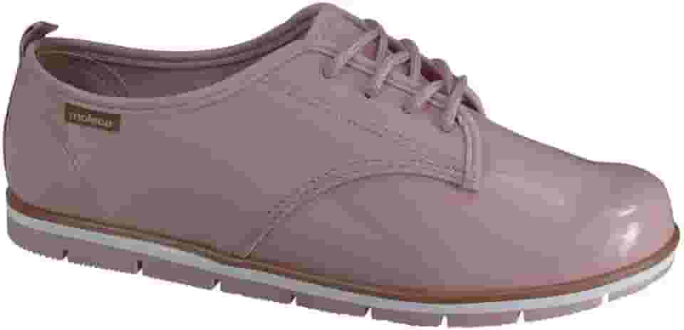 Sapato Oxford Moleca Envernizado Rosa Feminino