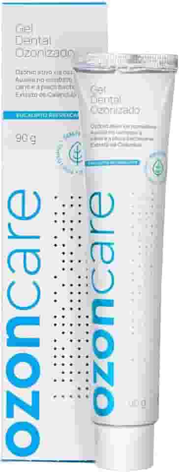 Gel Dental Ozonizado Vegano Sem Flúor E Sem Parabenos 90g - Ozoncare