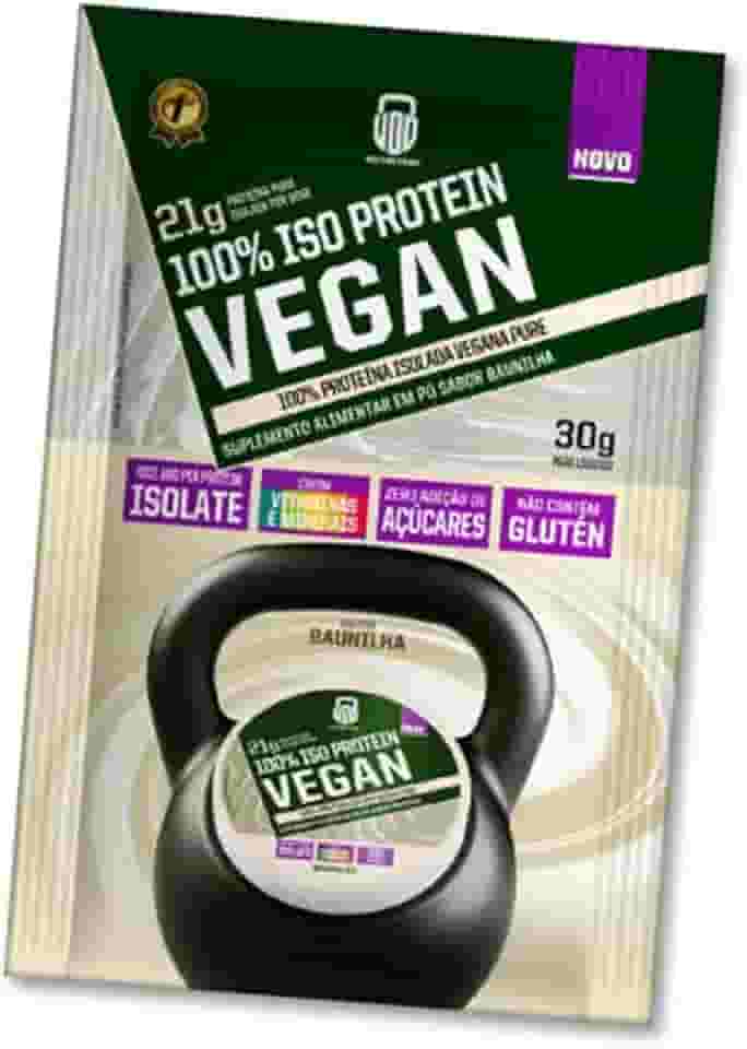 Whey Protein 100% Iso Vegan - 1 Sachê de 30g Baunilha - Wod Nutrition