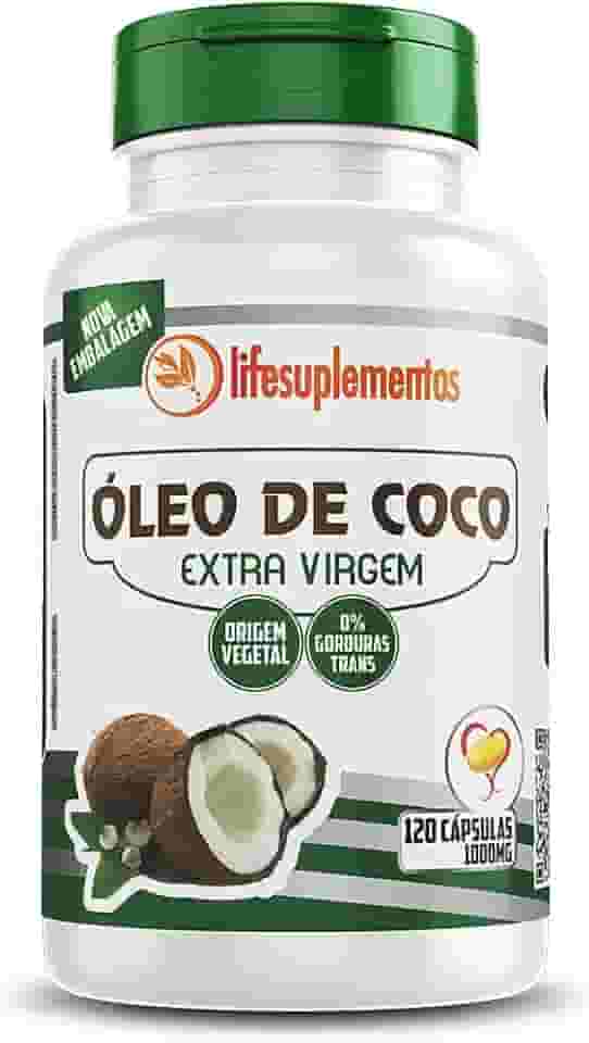 Óleo De Coco 120 Cápsulas 1000mg Extravirgem Prensado A Frio