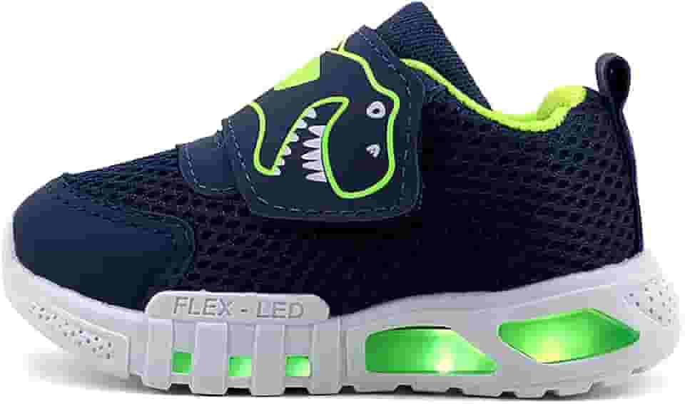 Tênis Infantil Masculino Com Luzes LED Top AS328