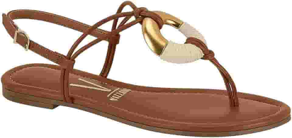 Sandália Rasteira Feminina Vizzano – Moderna, Confortável e Estilosa