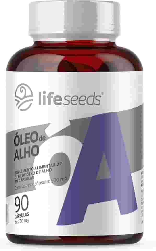 Óleo De Alho Com Alta Concentração de Alicina - Odor Reduzido - 90 Cápsulas