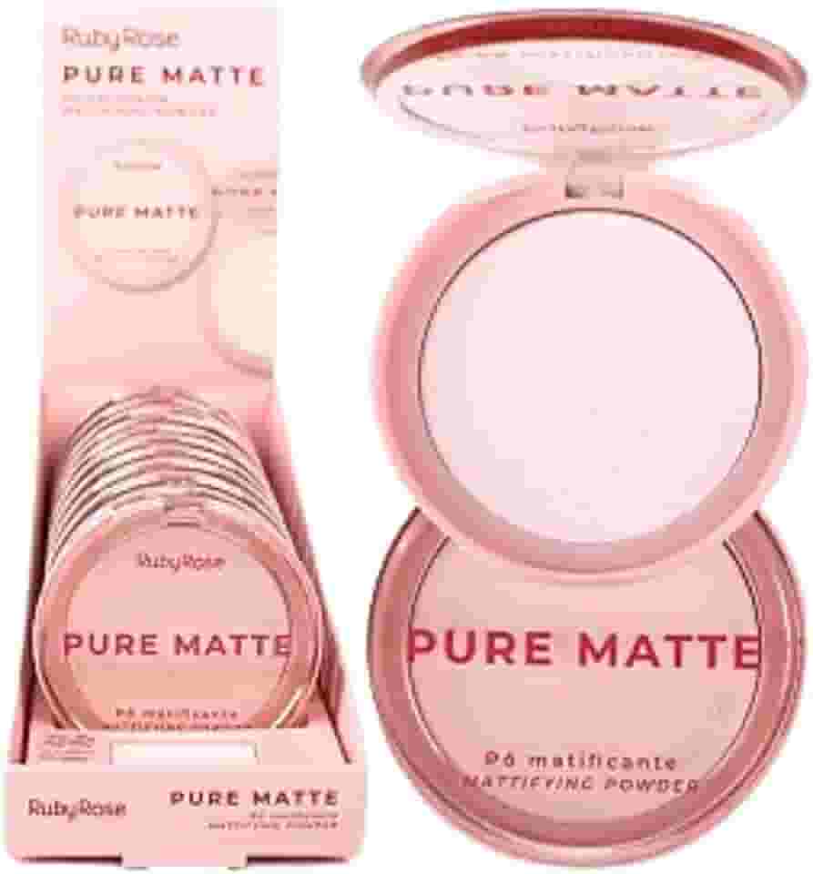 Pó Compacto Matificante Hbm402 Radiant Kiss Ruby Rose